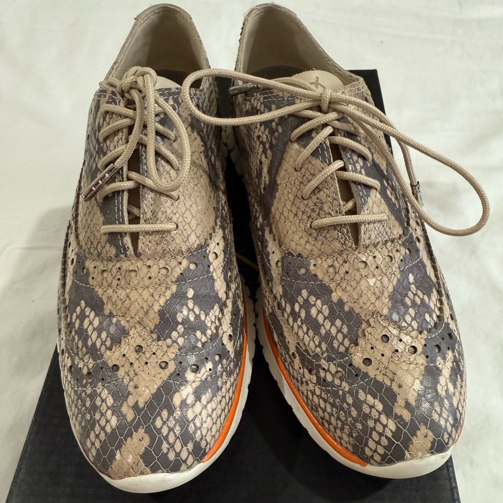 Cole Haan ZeroGrand Women Wingtip Lace-Up Shoes